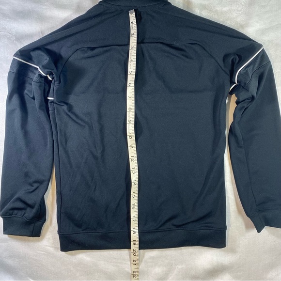Nike Full Zip Black Track Jacket Boys Sz S Sports Activewear Ballgame Running - Picture 7 of 8